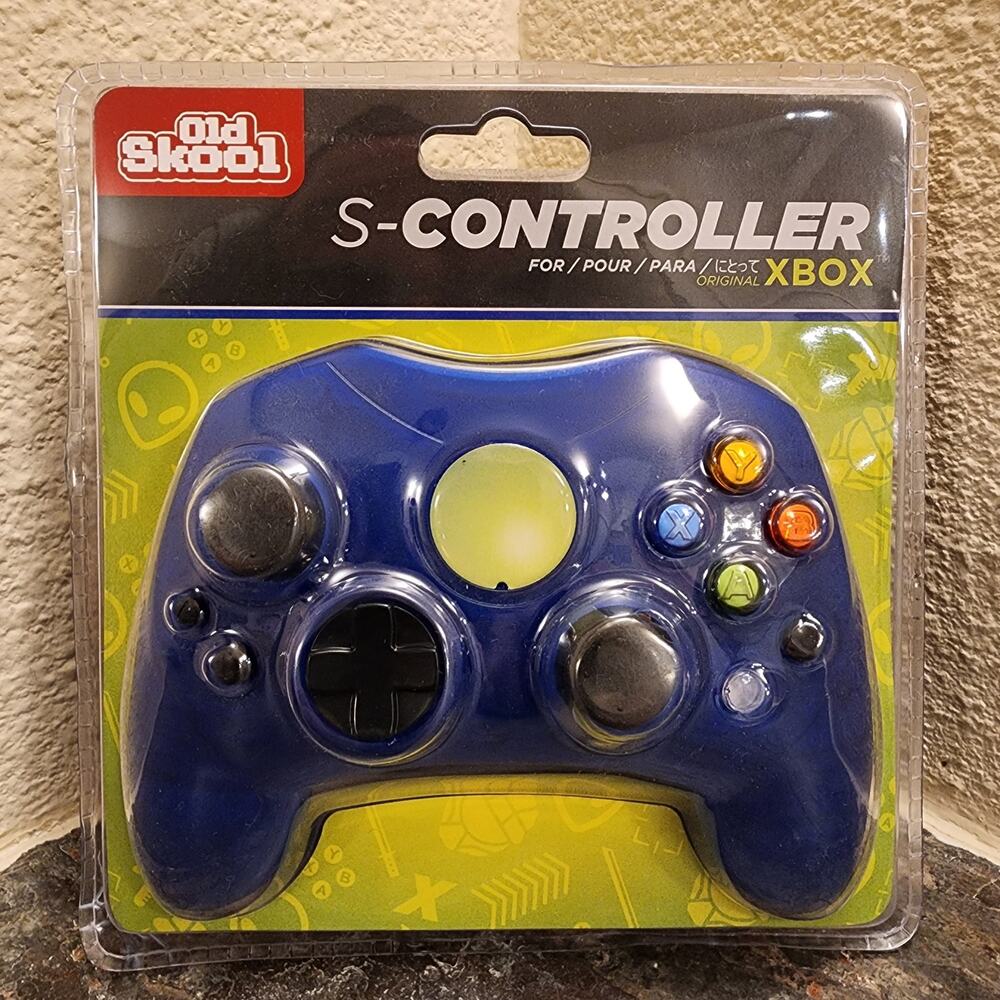 Xbox Controller Gamepad Type-S, Blue (NEW) - Microsoft - Old Skool